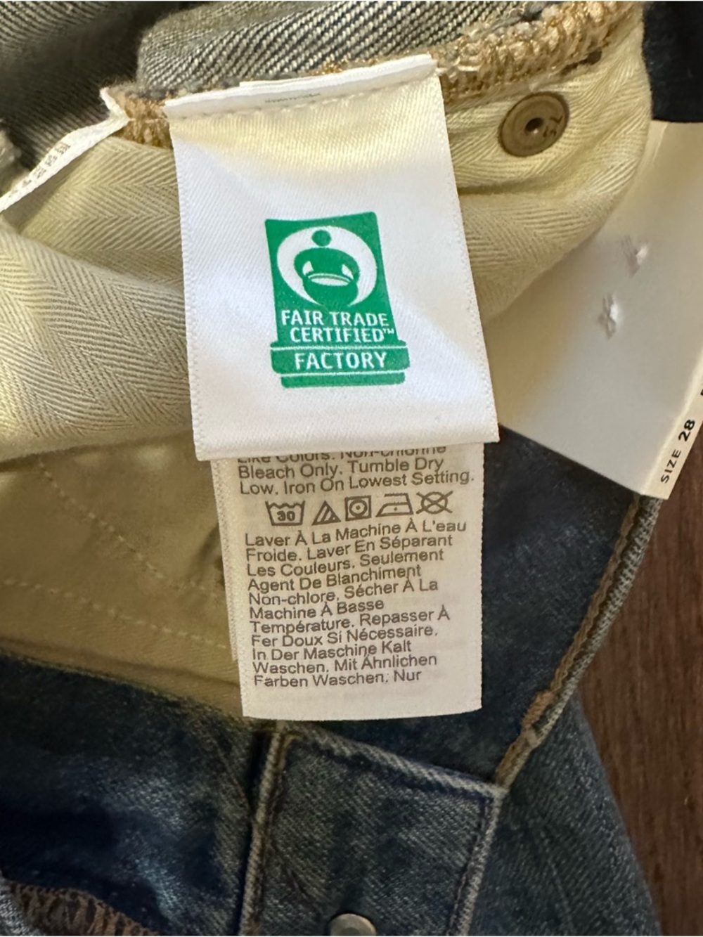 NWT J. Crew denim trouser jean Kate wash blue 28 - Picture 10 of 12